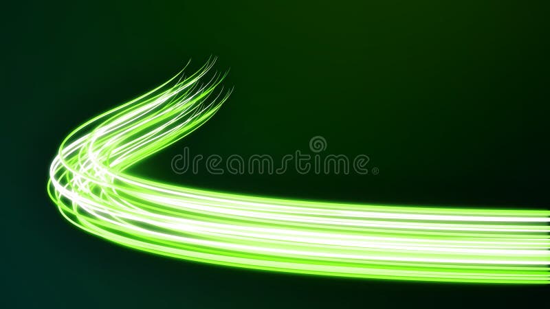 Abstracte futuristische dynamische neonstroom Digitale gegevensstroom met optische kabel royalty-vrije illustratie Abstracte futuristische dynamische neonstroom Digitale gegevensstroom met optische kabel royalty-vrije illustratie