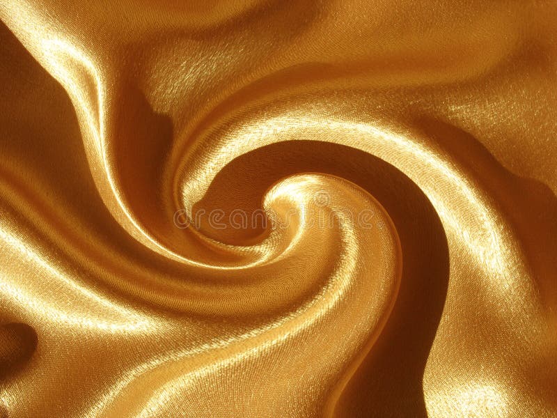 Abstracte gouden (oranje) werveling achtergrond vector illustratie