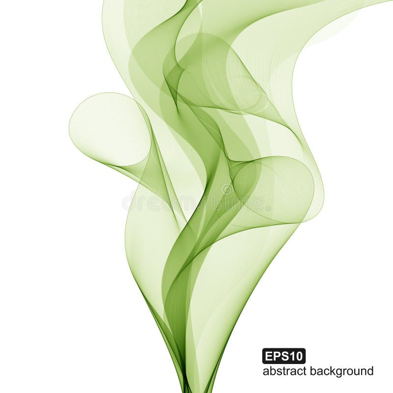 Abstracte groene golfachtergrond royalty-vrije illustratie Abstracte groene golfachtergrond royalty-vrije illustratie