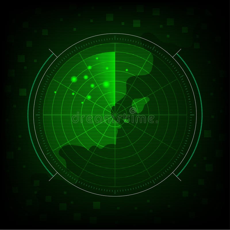 abstracte groene radarachtergrond vector illustratie abstracte groene radarachtergrond vector illustratie