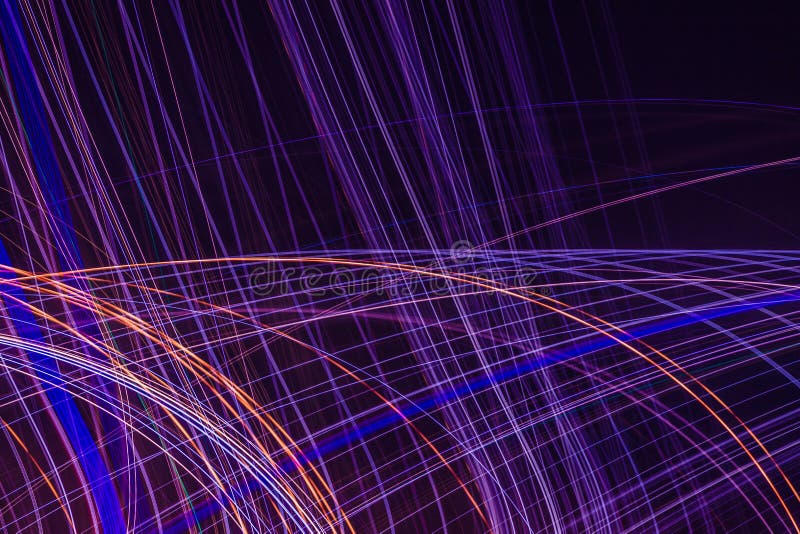 Abstracte Heldere Multicolored Gloeiende Lijnen en Krommen royalty-vrije stock afbeeldingen Abstracte Heldere Multicolored Gloeiende Lijnen en Krommen royalty-vrije stock afbeeldingen