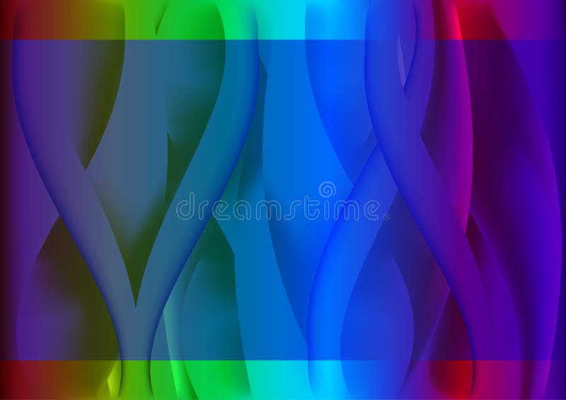 Abstracte kleurrijke golvende achtergrond