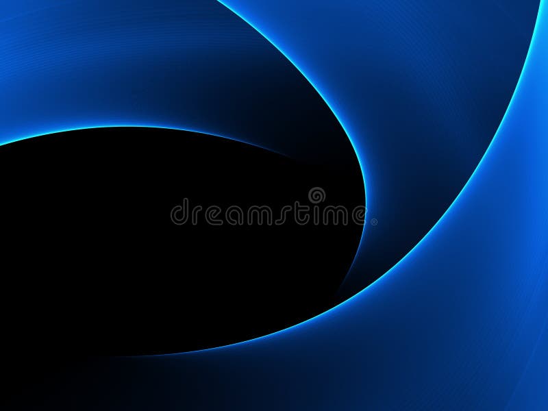 Beautiful Abstract luminous blue and black background. Beautiful Abstract luminous blue and black background