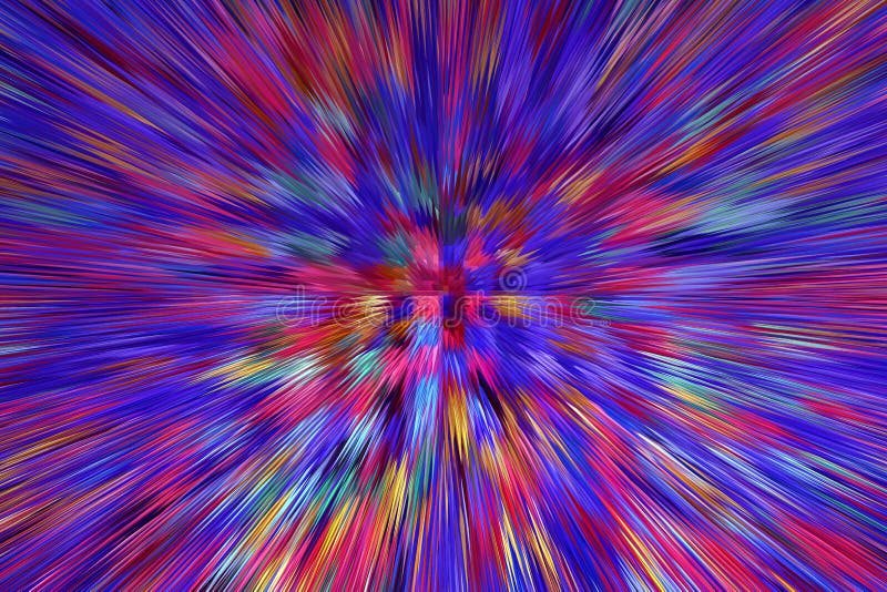 Abstracte multicolored explosie Textuur met kleurenabstracties stock illustratie Abstracte multicolored explosie Textuur met kleurenabstracties stock illustratie