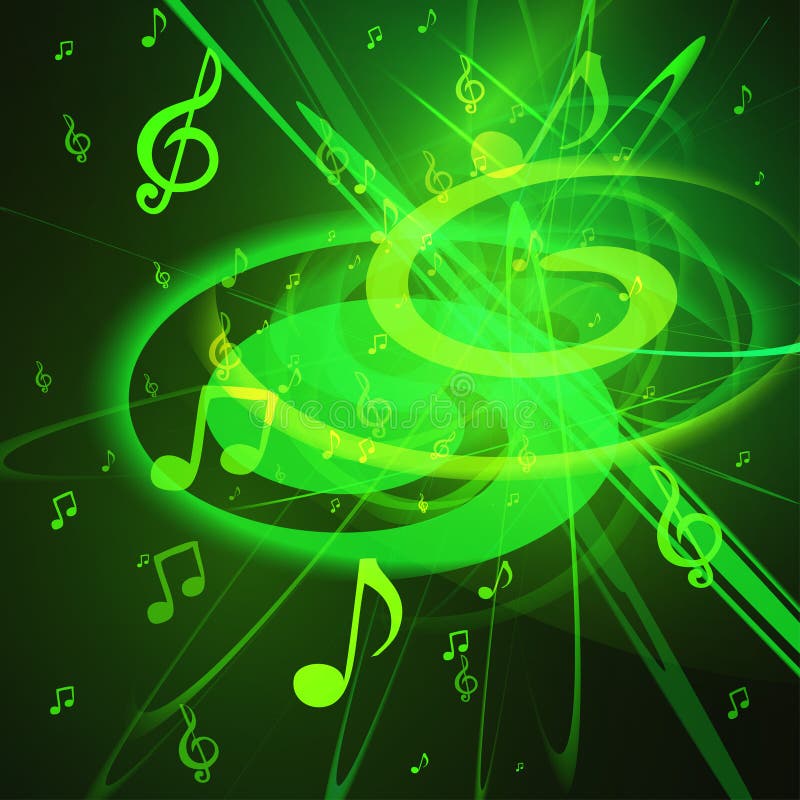 Abstracte muziekachtergrond vector illustratie Abstracte muziekachtergrond vector illustratie