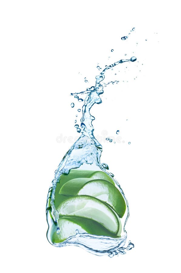 Abstracte waterspatten stock afbeelding