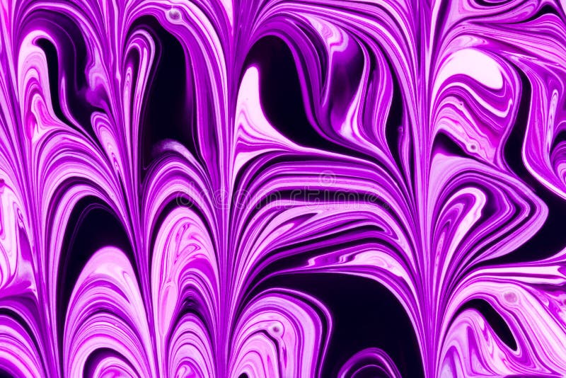 Abstracte purpere, roze en zwarte verfwervelingen royalty-vrije illustratie Abstracte purpere, roze en zwarte verfwervelingen royalty-vrije illustratie