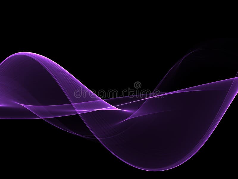 Abstracte purpere stromende neongolf bij zwarte voorraad als achtergrond royalty-vrije illustratie Abstracte purpere stromende neongolf bij zwarte voorraad als achtergrond royalty-vrije illustratie