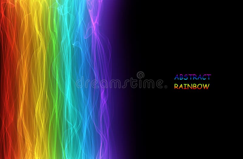 Abstracte regenboogstrepen vector illustratie Abstracte regenboogstrepen vector illustratie