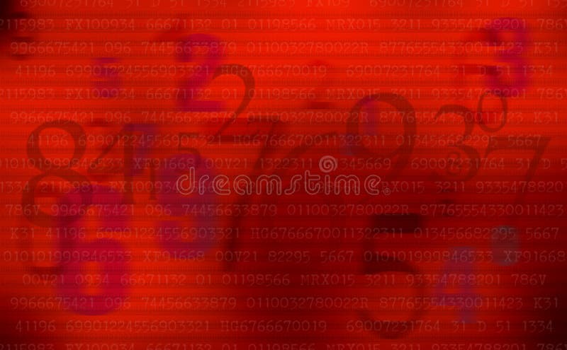 Abstracte Rode aantallenachtergrond stock fotografie Abstracte Rode aantallenachtergrond stock fotografie