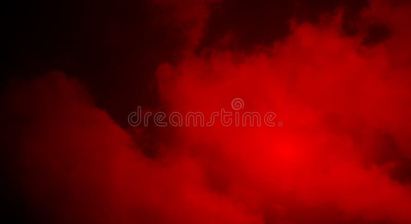 Abstracte rode mist op een zwarte achtergrond