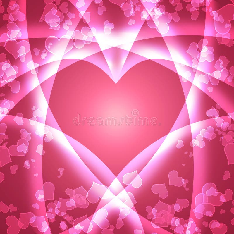 Abstract romantische achtergrond vector illustratie