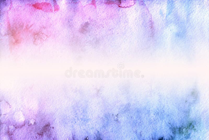 Abstracte roze en blauwe waterverfachtergrond stock illustratie Abstracte roze en blauwe waterverfachtergrond stock illustratie