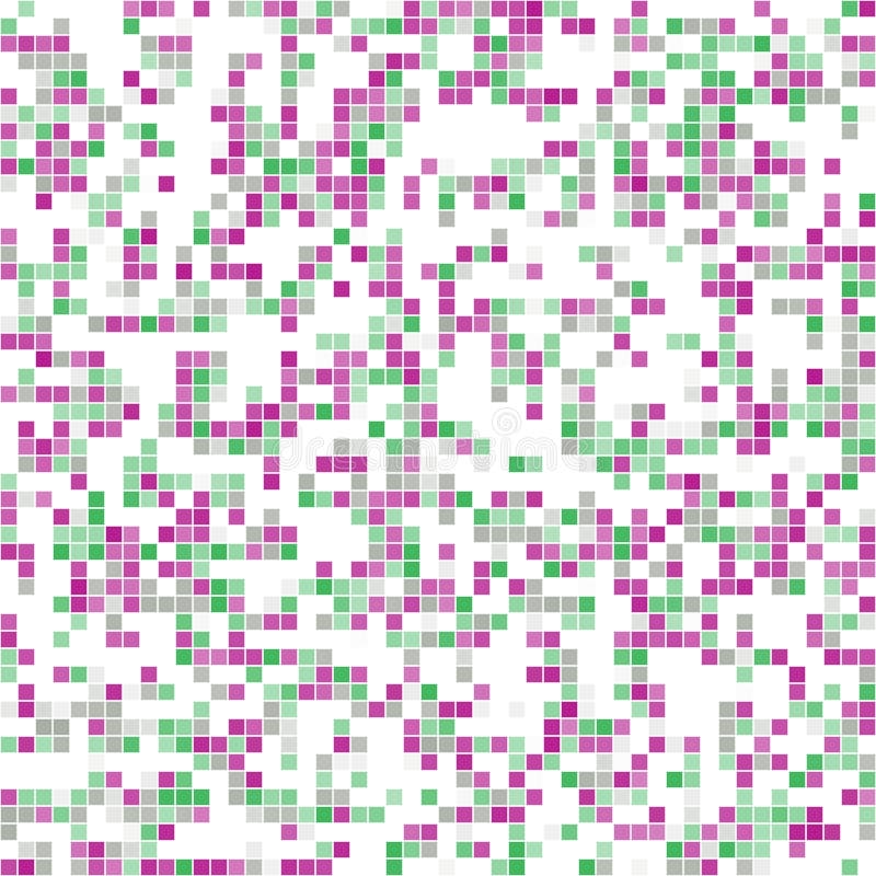 Abstracte textuur van roze, groen, wit mozaïek vector illustratie Abstracte textuur van roze, groen, wit mozaïek vector illustratie