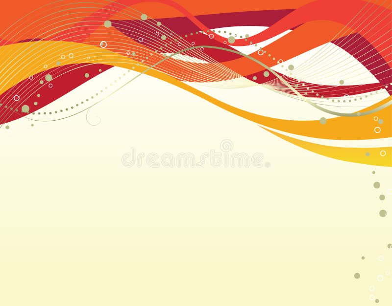 Abstracte vectorillustratie van gekleurde golven stock illustratie Abstracte vectorillustratie van gekleurde golven stock illustratie