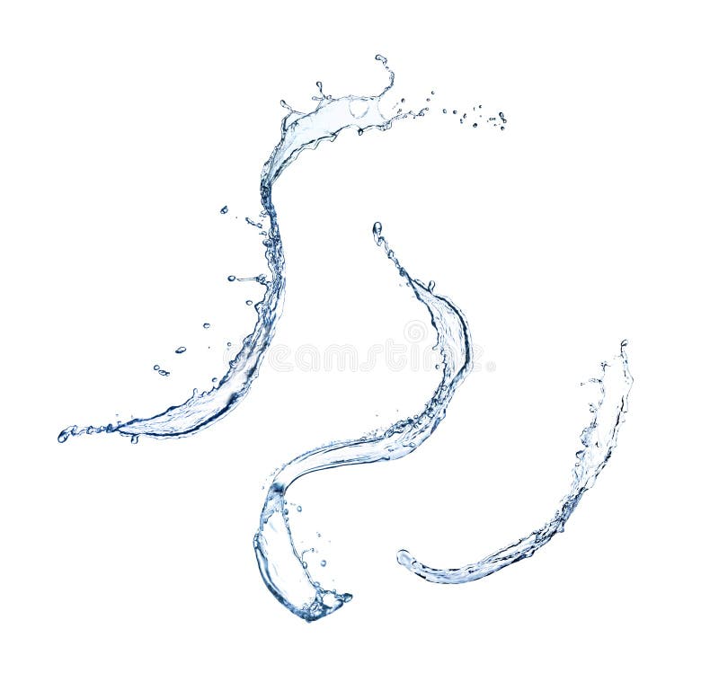 Abstracte waterspatten op de achtergrond royalty-vrije stock afbeeldingen