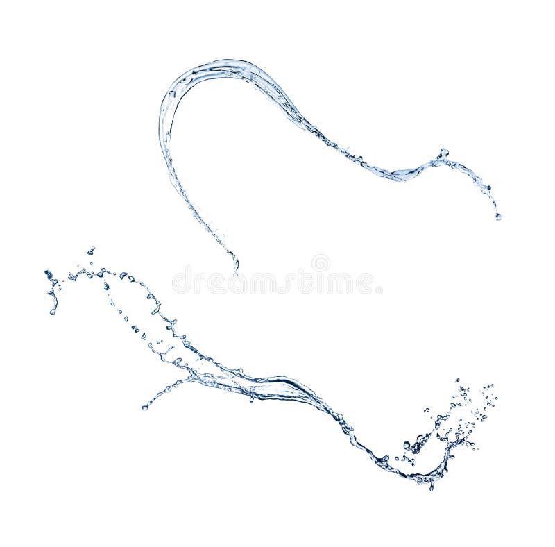 Abstracte waterspatten op de achtergrond royalty-vrije stock fotografie