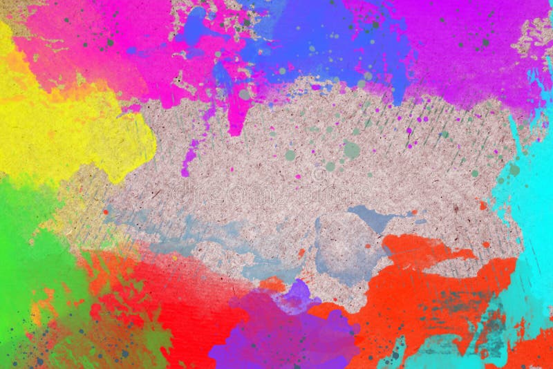 Abstracte waterverfachtergrond met regenboogkleuren stock foto's Abstracte waterverfachtergrond met regenboogkleuren stock foto's