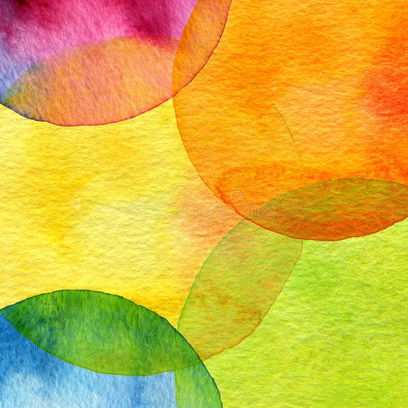Abstracte waterverfcirkel geschilderde achtergrond stock foto Abstracte waterverfcirkel geschilderde achtergrond stock foto