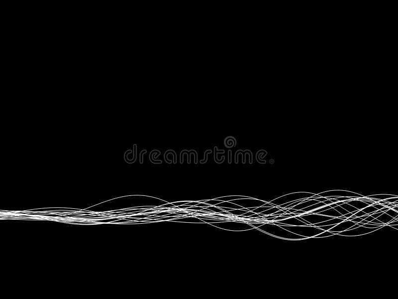 Abstracte witte golvende lijnen vector illustratie Abstracte witte golvende lijnen vector illustratie