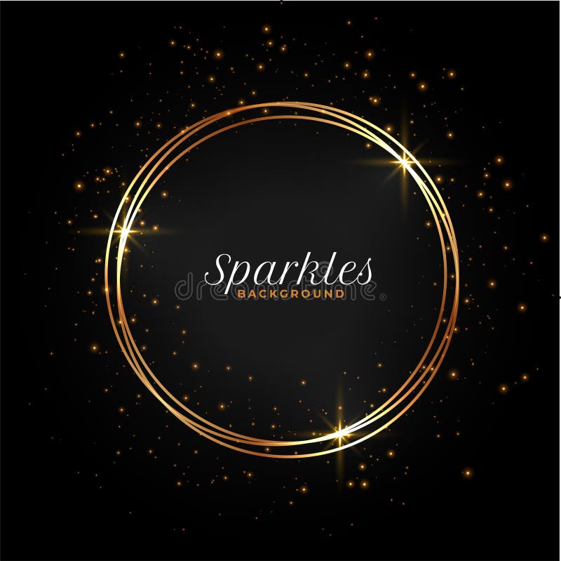 Abstracte zwarte achtergrond met gloeiend effect royalty-vrije illustratie