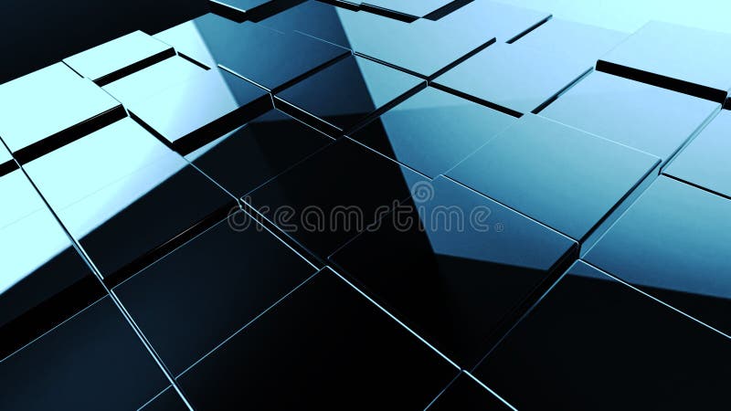 Abstracte zwarte kubustextuur voor ontwerpachtergrond 3D Illustratie vector illustratie Abstracte zwarte kubustextuur voor ontwerpachtergrond 3D Illustratie vector illustratie