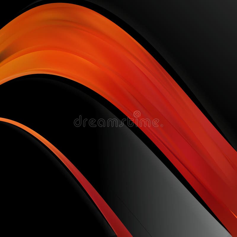 Abstracte Zwarte Rode en Oranje Golf Bedrijfsontwerpsjabloon Als achtergrond stock illustratie Abstracte Zwarte Rode en Oranje Golf Bedrijfsontwerpsjabloon Als achtergrond stock illustratie