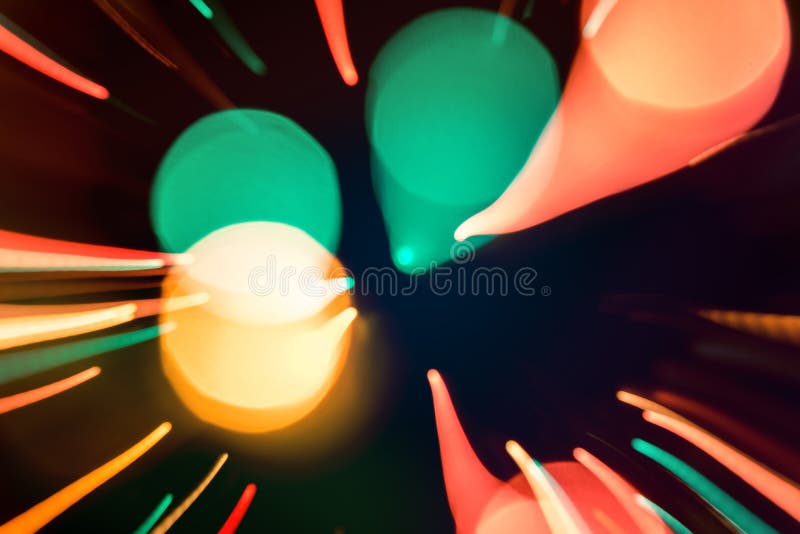 Abstractie, bokeh kleurenlicht vector illustratie