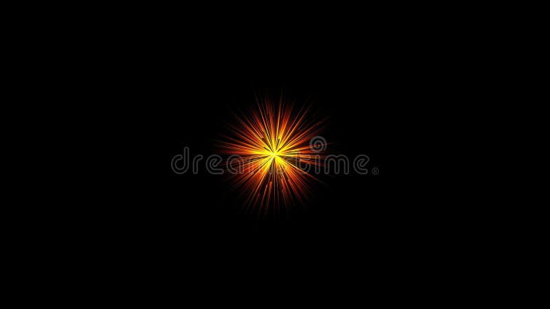 Abstraction of explosion of confetti. Graphic animation explosion on black background vector illustration