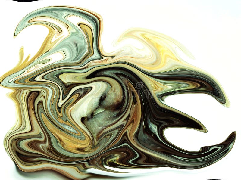 Image layers for walls and storefronts in the form of abstraction 3D special effects royalty free illustration