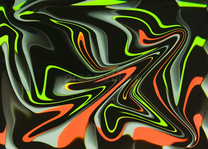 Image layers for walls and storefronts in the form of abstraction 3D special effects royalty free illustration