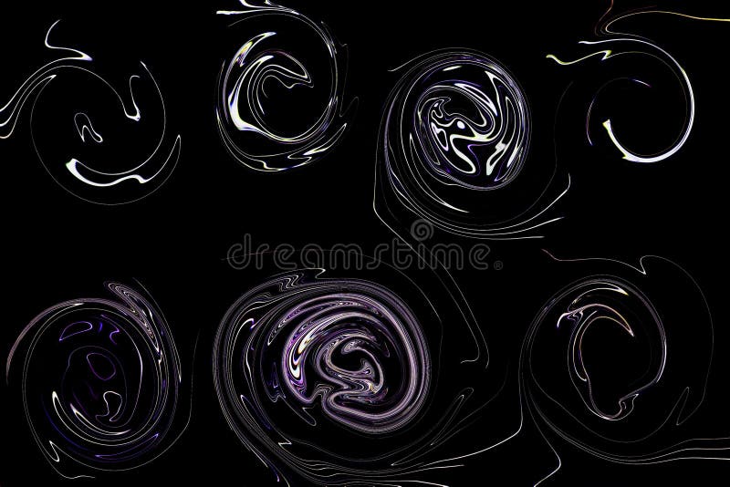 Image layers for walls and storefronts in the form of abstraction 3D special effects royalty free illustration