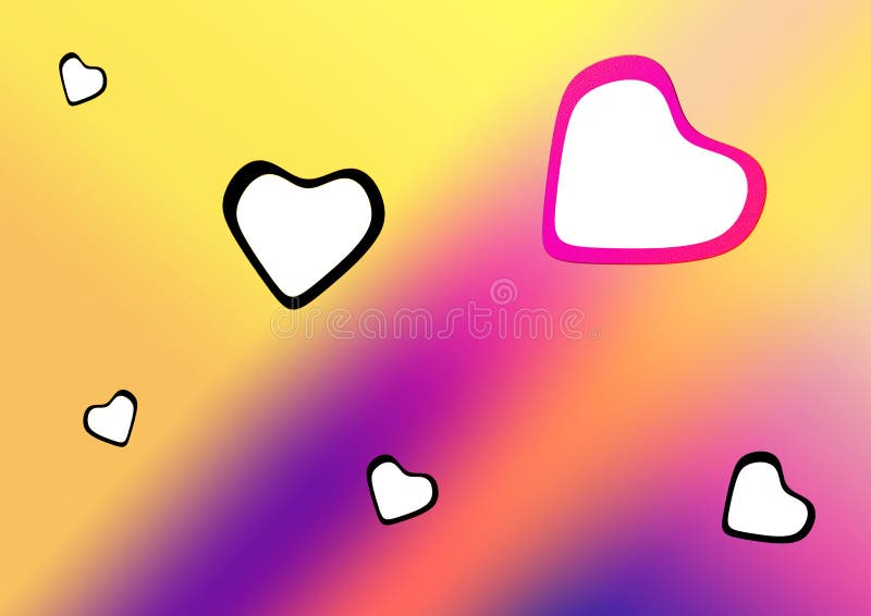 Abstraction geometry heart royalty free illustration