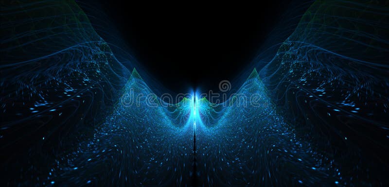 Abstraction rougeoyante de vol ardent comme enroulement illustration libre de droits Abstraction rougeoyante de vol ardent comme enroulement illustration libre de droits