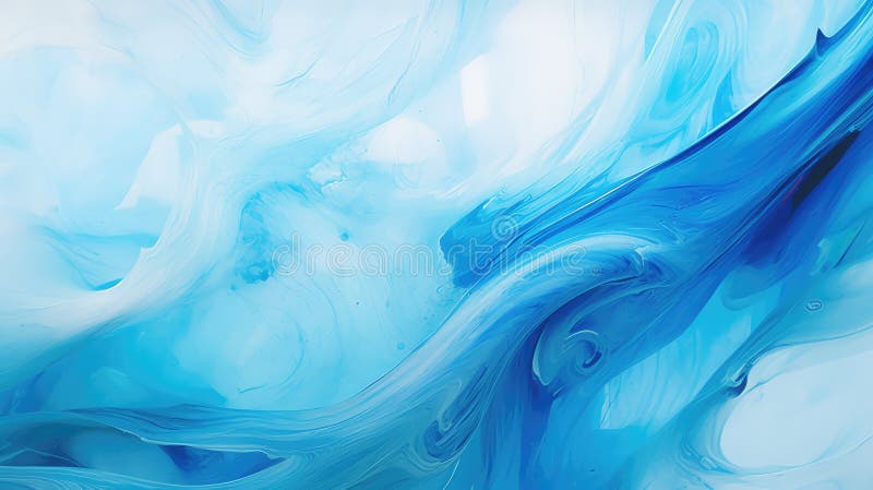 Abstracto de pintura azul ilustración del vector