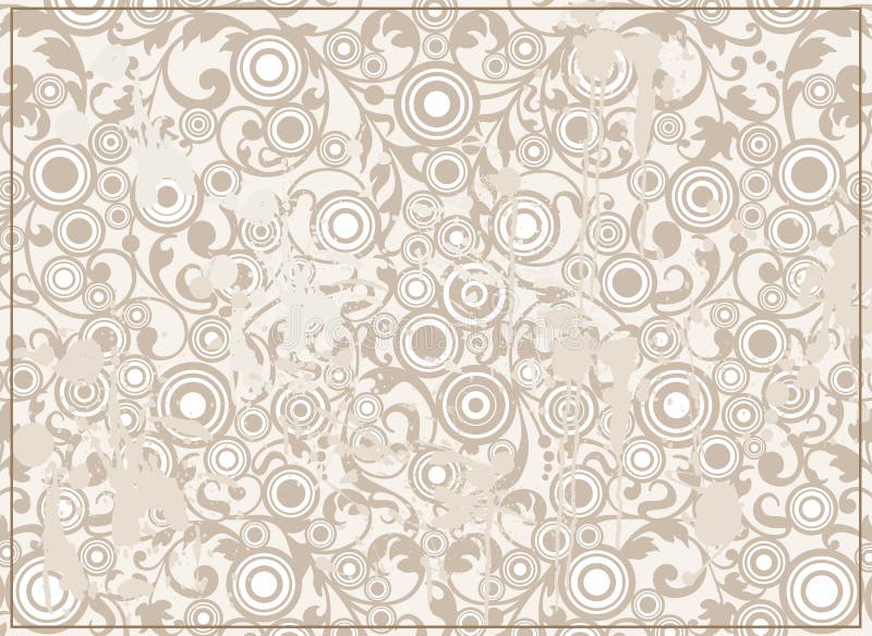 Abstraia o fundo de Grunge com ornamento Filigree ilustração do vetor Abstraia o fundo de Grunge com ornamento Filigree ilustração do vetor