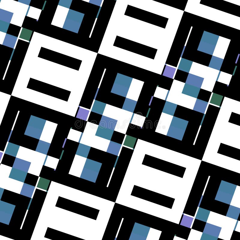 Abstraiga la textura del fondo Diseño geométrico elegante Concepto creativo Cajas únicamente dispuestas Decoración negra blanca a ilustración del vector Abstraiga la textura del fondo Diseño geométrico elegante Concepto creativo Cajas únicamente dispuestas Decoración negra blanca a ilustración del vector