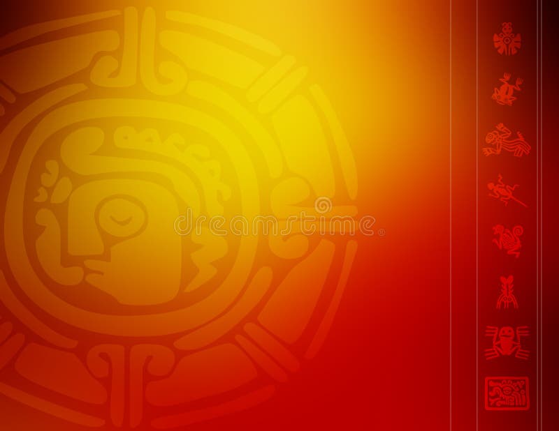Beautiful abstract red background with hieroglyphics. Beautiful abstract red background with hieroglyphics