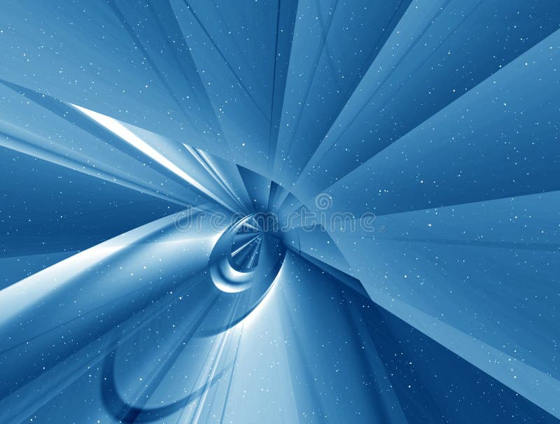 Abstrait bleu illustration stock