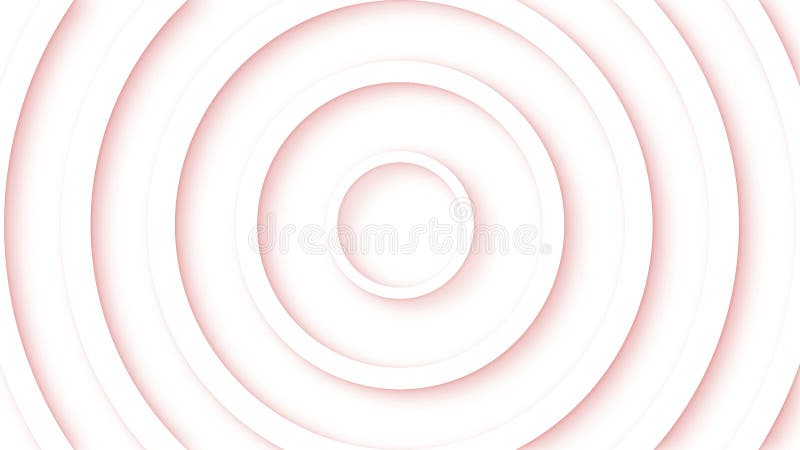 Abstrait cercles roses avec ombre dynamique douce 3d fond en relief propre. pure couverture animée de base pour présentation profe illustration stock