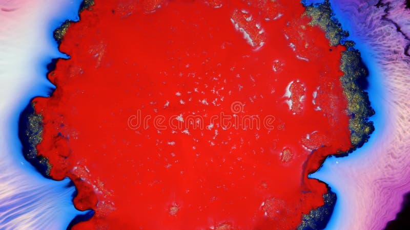 Abstrait grunge couleur encre peinture éclat rétrécissement espace explosion fond. mouvement de fond détaillé avec banque de vidéos