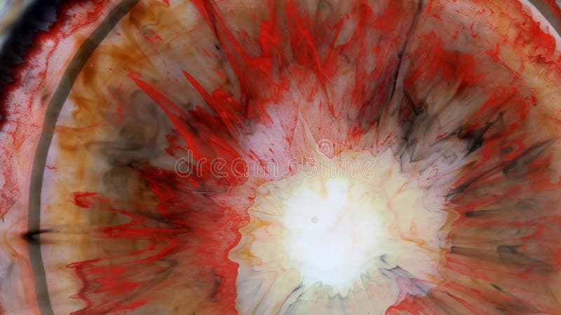 Abstrait grunge couleur encre peinture éclat rétrécissement espace explosion fond. mouvement de fond détaillé avec clips vidéos