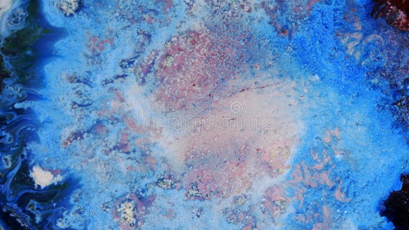 Abstrait grunge couleur encre peinture éclat rétrécissement espace explosion fond. mouvement de fond détaillé avec banque de vidéos