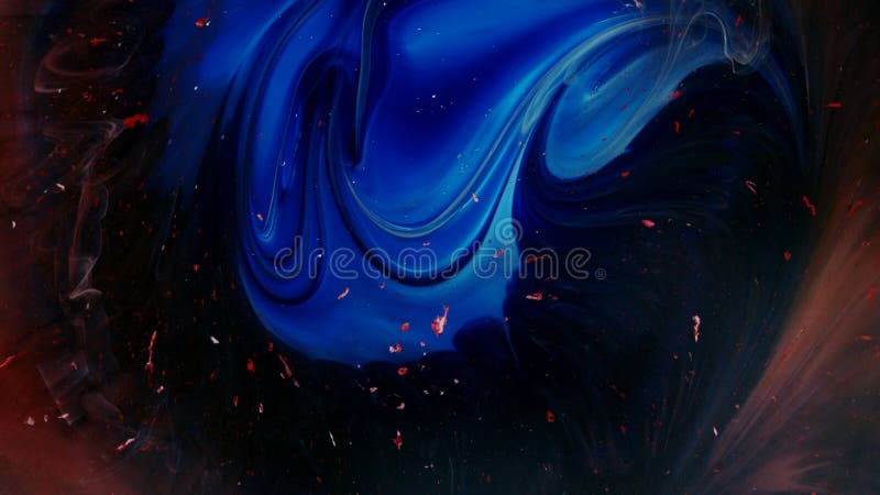 Abstrait grunge couleur encre peinture éclat rétrécissement espace explosion fond. mouvement de fond détaillé avec banque de vidéos