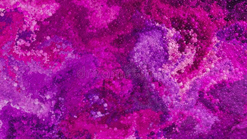 Abstrait liquide vidéo fond coloré flux de mélange de bulles particules illustration libre de droits