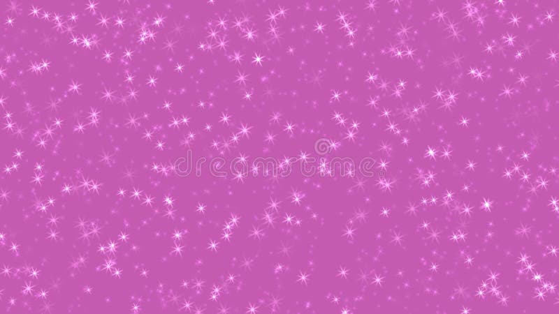 Abstrait étoile étincelle paillettes fond vidéo rose illustration libre de droits