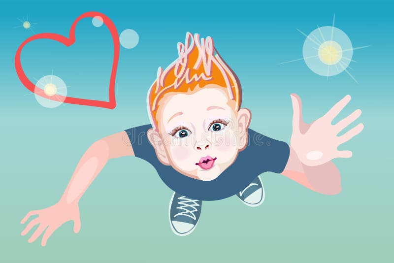 Abstrakcjonistyczna graficzna ilustracyjna elegancka romantyczna chłopiec ilustracja wektor Abstrakcjonistyczna graficzna ilustracyjna elegancka romantyczna chłopiec ilustracja wektor