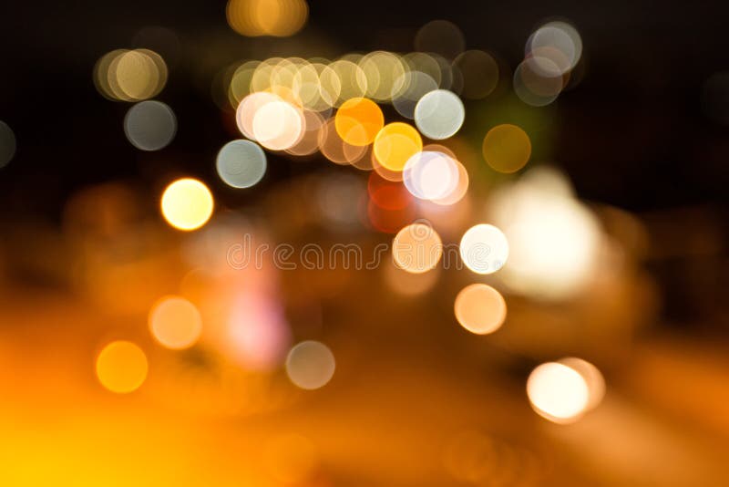 Abstrakcjonistyczna tła bokeh kurenda obraz stock