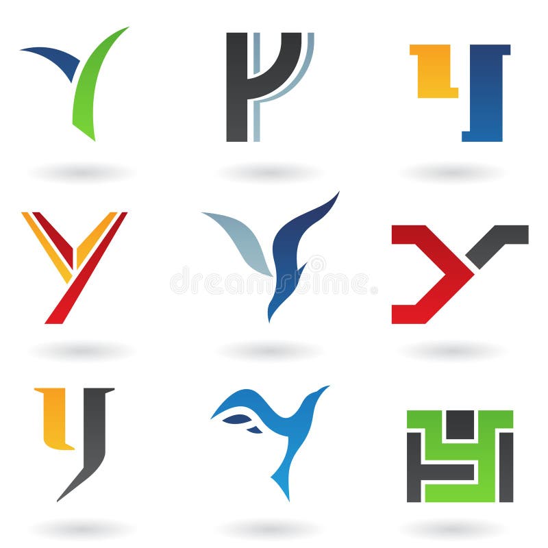 Abstrakcjonistyczne ikony listowy y