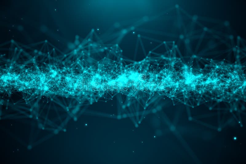 Abstrakcjonistycznego przeniesienia duża technologia Digital krajobraz z Globalny łączyć, niski poli- sieć związek kropkuje i wyk ilustracji Abstrakcjonistycznego przeniesienia duża technologia Digital krajobraz z Globalny łączyć, niski poli- sieć związek kropkuje i wyk ilustracji